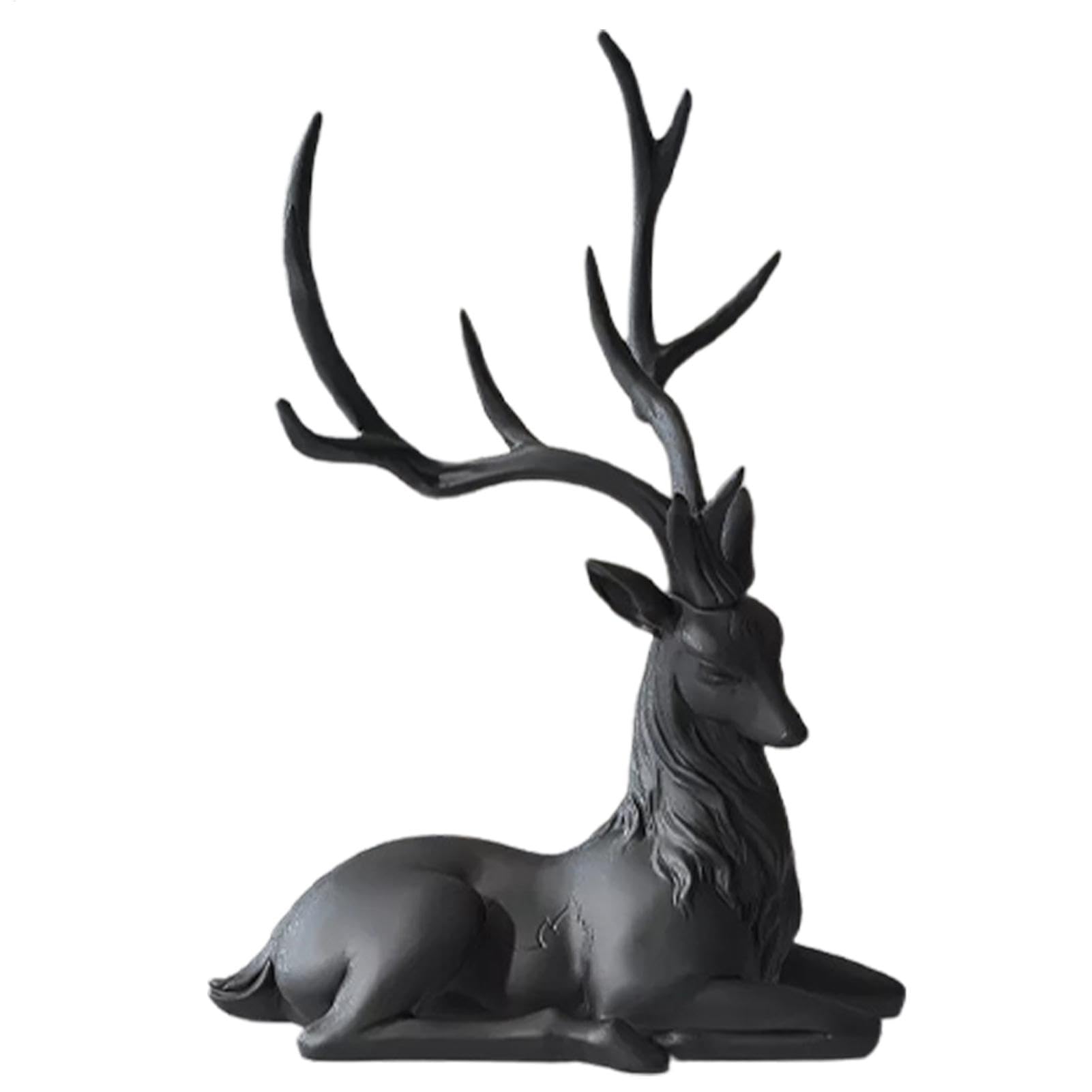 Dekoration der Rentiere, Genkai, Hirsch, dekorativ, Rendeer Desk Dekoration, Migned Reindeer Desktop Figuren handgefertigt für die Dekoration von kleinen Projekten.