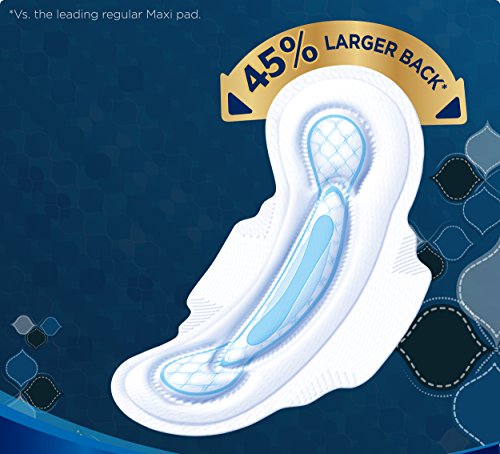 Always Maxi Size 4 Overnight Feminine Pads With Wings, Unscented, 48 Count (Packaging May Vary) #TOP5