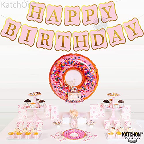 Shiny, Pink Happy Birthday Banner - Large 10 Feet, No Diy | Princess Happy Birthday Banner Pink | Pink Happy Birthday Sign, Princess Birthday Banner Decor | Pink And Gold Happy Birthday Decorations #TOP5