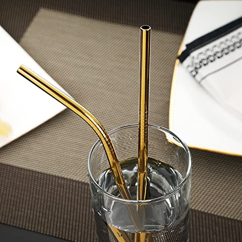 DEVICO Portable Utensils, Travel Camping Cutlery Set, 8-Piece including Knife Fork Spoon Chopsticks Cleaning Brush Straws Portable Case, Stainless Steel Flatware set - immagine 6