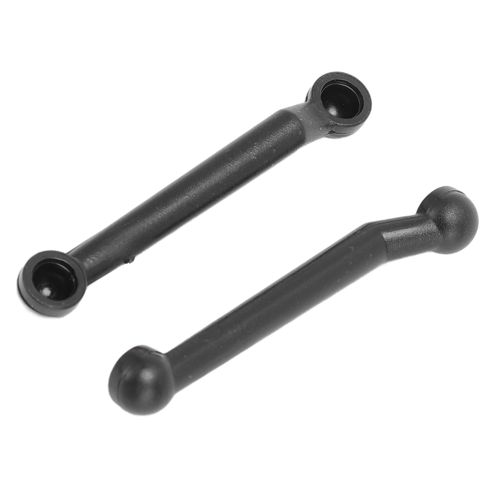 POENVFPO 2PCS RC Front Steering Linkage Set, Plastic Left Right Steering Link Rod, Connector for HS 1:18 RC Car Upgrade Parts