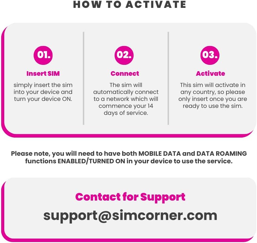 SimCorner Thailand Travel SIM Card (35GB, 15 Days) - AIS SIM for Tourists w/Free AIS WiFi & Prepaid Talktime - 3-in-1 4G Hotspot Card: Standard, Micro, Nano SIM for Unlocked Phones