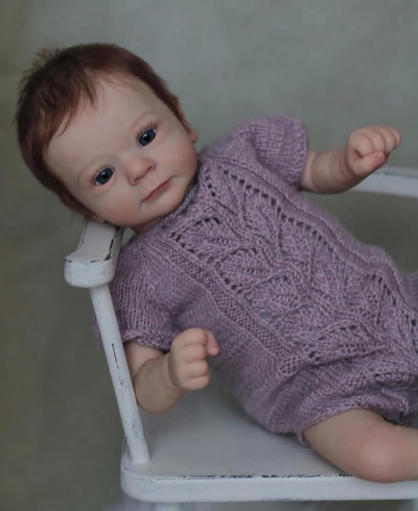 RXDOLL Reborn Baby Dolls - Muñecas realistas de tela suave de 19 pulgadas, muñecas hechas a mano que parecen de la vida real, muñeca bebé recién nacido, juguetes de piel 3D, regalos para niños