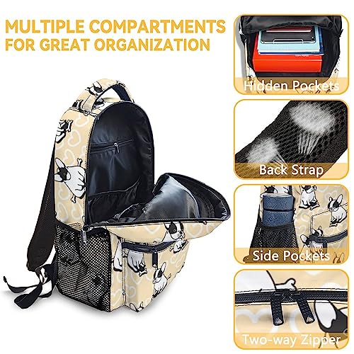 CUSPCOD French Bulldog Backpack Set