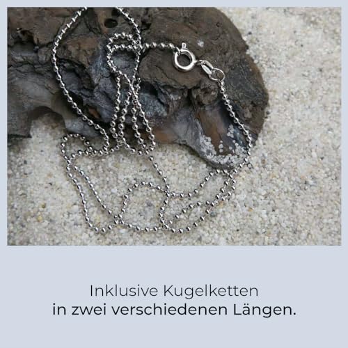 2 Stück personalisierte Erkennungsmarken | Dog Tag Kette mit Prägung | inklusive 2 Ketten & 2 Silencer im Set | diverse Texte und Motive möglich | Rambo | Militär Ausrüstung (Med-Logo)