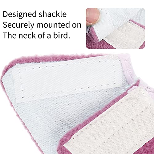 Image of Bird Cone Collars, Adjustable Pet Parrot Recovery Collar Elizabethan Collar for Wound Healing Prevent Feather Plucking, Birds Cones Protective E-Collars for Large Medium Small Parrots - L
