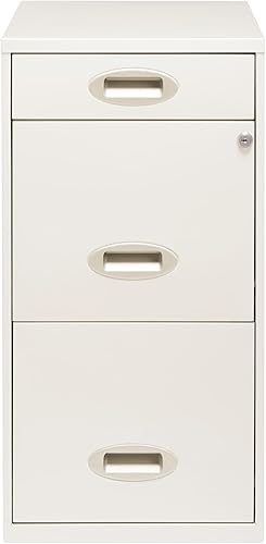 Miniatura 3 de Realspace Archivador vertical de 3 cajones de 18" D, blanco perla