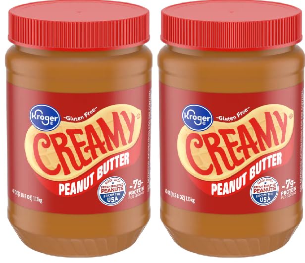 Creamy Peanut Butter Gluten Free (2 Jars, 40 oz. each)