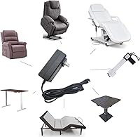 Vista 8 de Silla elevadora universal o kit de adaptador de reclinación eléctrica - Fuente de alimentación conmutada de 29 V 2 A CA/CC con cable de 8.2 pies