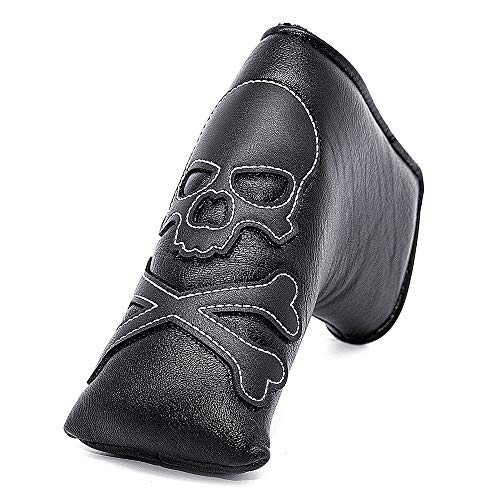 barudan golf Putter Cover Blade Putter Cover Skull Club Headcover Magnetic for Scotty