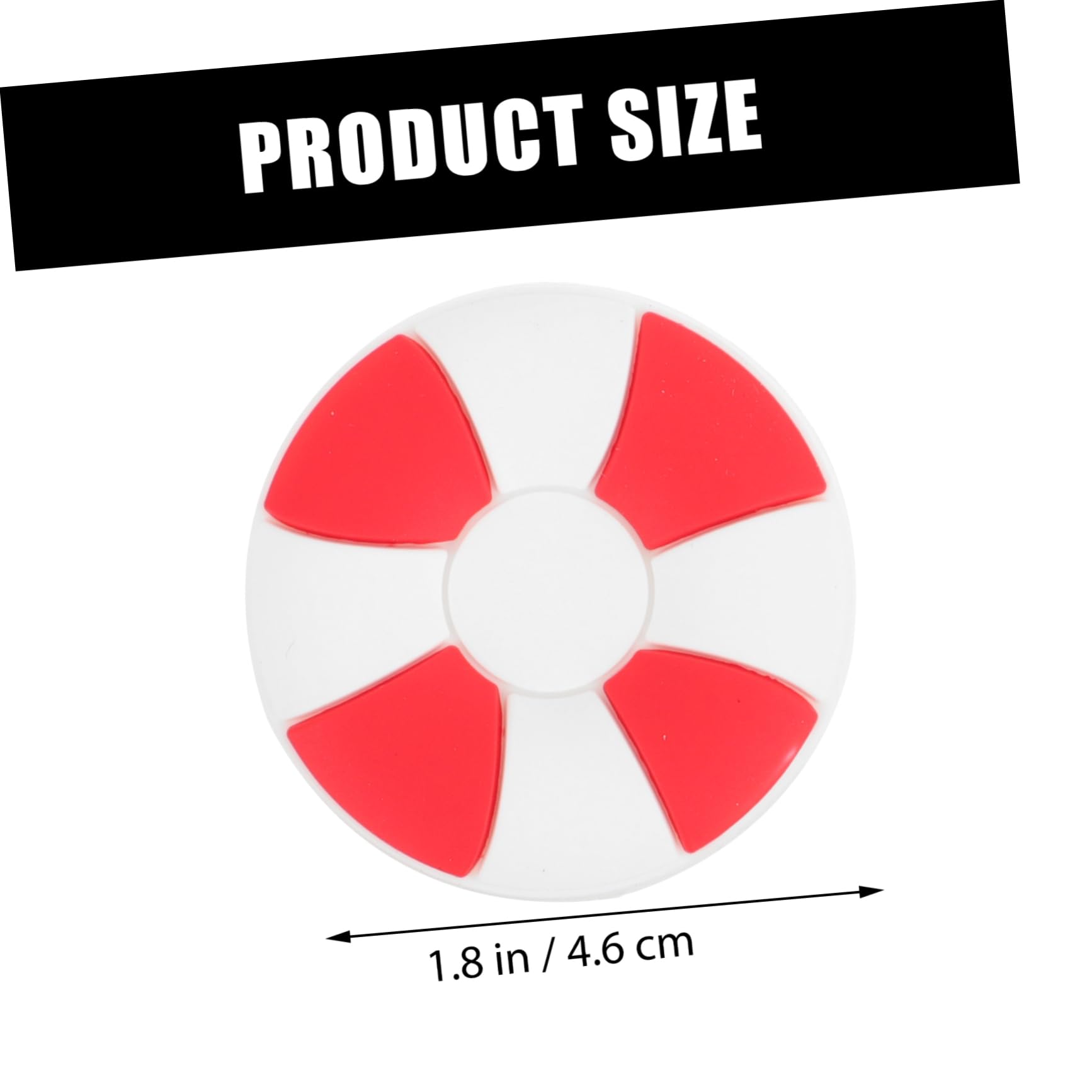 DOITOOL Ocean-Inspired Lifebuoy Handles Soft Plastic Cabinet Drawer Pulls for Boys Girls