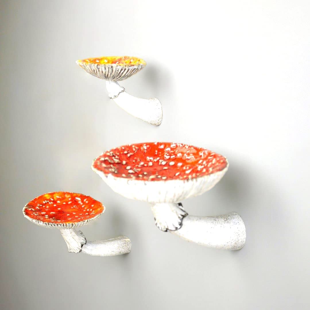 Amazon.co.jp: きのこ吊り棚 きのこ壁フローティング棚 ディスプレイ棚