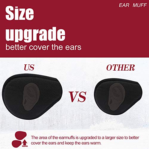 metog unisex foldable ear warmers polar fleecekints winter earmuffs