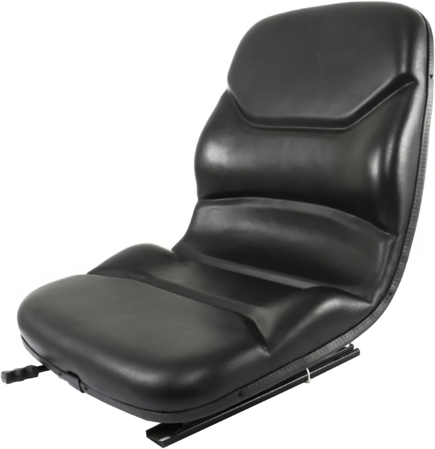 GXYWADY Black Seat with Skid Steer Loader Replacement for Case Backhoe Loader 580C 580D 580E 580L 580M