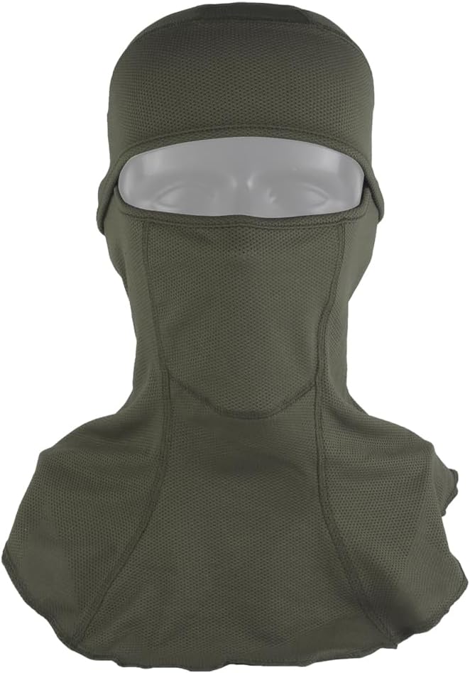 Tactical Mesh Mask,M and L Size Balaclava Full Face Mask for Outdoor Activities