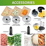 Inalsa Food Processor Professional with Mixer Grinder INOX 1000 Plus,Copper Motor 1000 Watts,Precise Electronic 25 Speeds Knob,14 Function,3 Pre-set Buttons, Food Grade Blender Jar,304 SS Grade 2 Jars