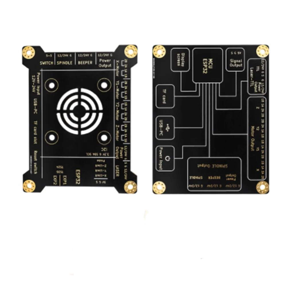 Hanlees Makerbase Mks Dlc32 Offline Controller 32Bits Esp32 Wifi Grbl Tft Touch Screen For Desktop Laser Engraving Machine (Protective Shell)