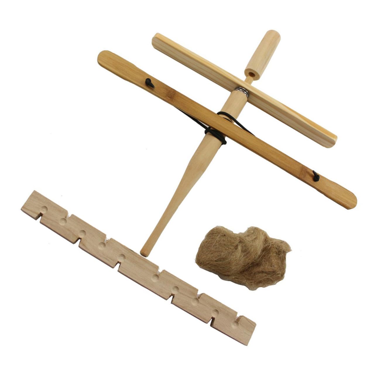 Toyvian Tragbarer Holzbohrer Feuerstarter Vielseitiges Outdoor Survival Werkzeug für Camping und Training Einfache Handhabung für Anfänger und Profis Geeignet für Einzel Doppelanwendung
