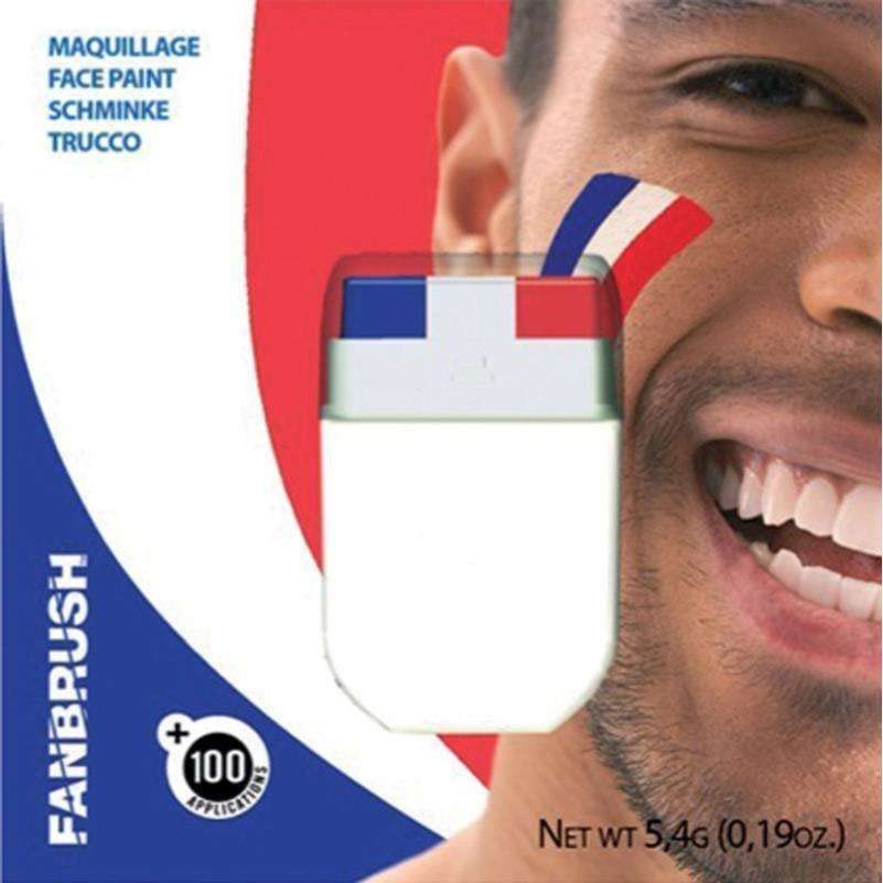 Stick Maquillage Tricolore – Rouge, Blanc, Vert – Drapeau France – Supporter – Résistant à L'eau