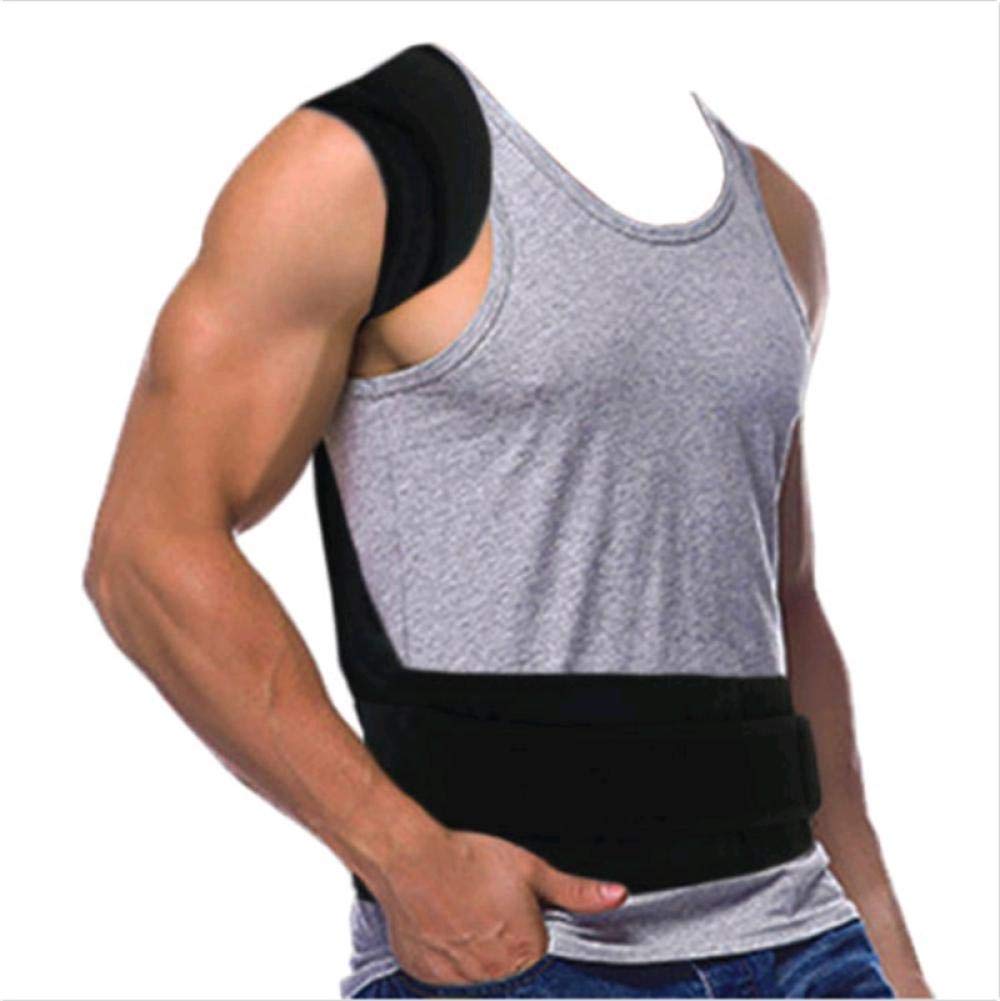 Cintura Di Sostegno Per La Spalla Da Uomo Staffa E Cintura Di Sostegno Per La Postura Della Spalla Staffa Per Correttore Di Postura Per Terapia Magnetica-black_l Tutore Per La Schiena Supporto Per La
