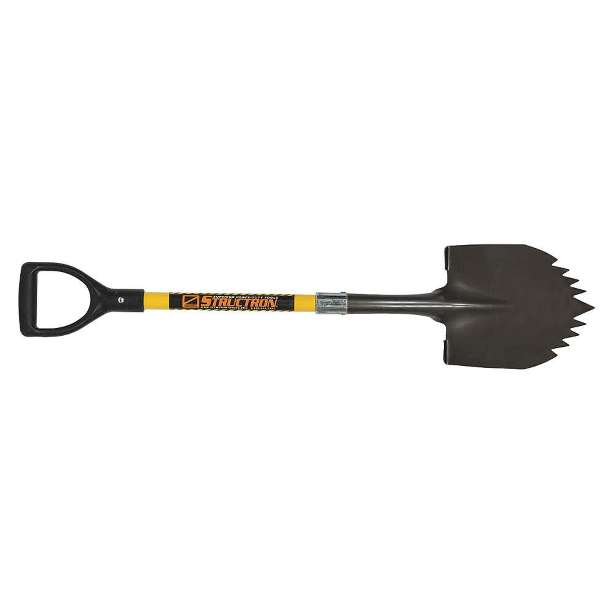 Seymour Midwest Structron Round Point Shovel, 40 in. Handle, 12 ga.