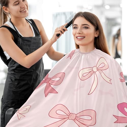 Capa para corte de cabello impermeable profesional MAOBLYR con cierre ajustable de broches para barbería y estilismo miniatura 7