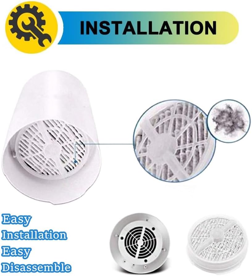 5 Pack HEPA Replacement Filters for Frida Baby Air Purifier 3 in 1, MELEDEN
