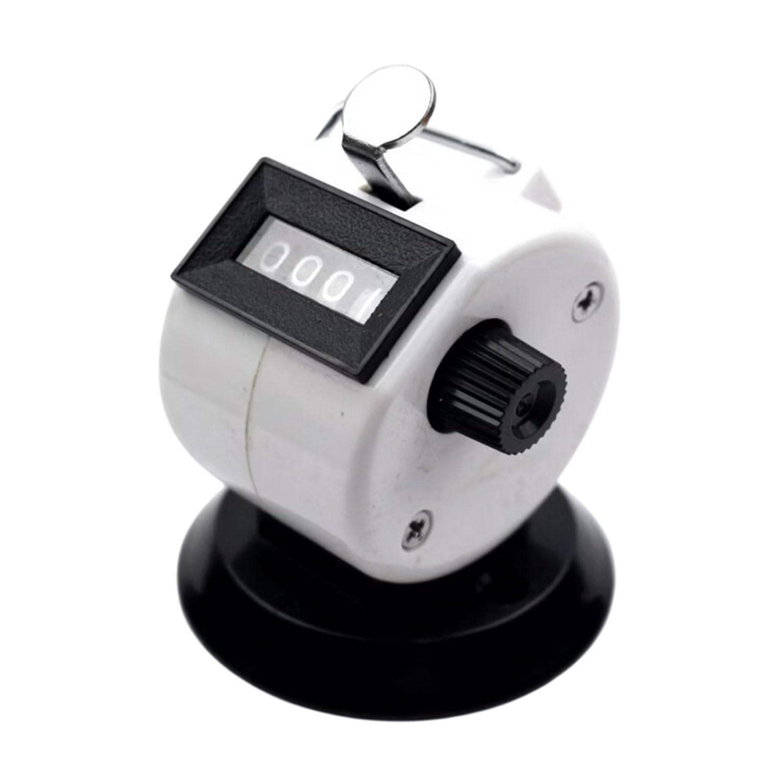 Tertioi White Abs Hand Counter With Base Factory Warehouse Sports Events And Inventory Counter Machine Designed No Batteries Required Simple Counter