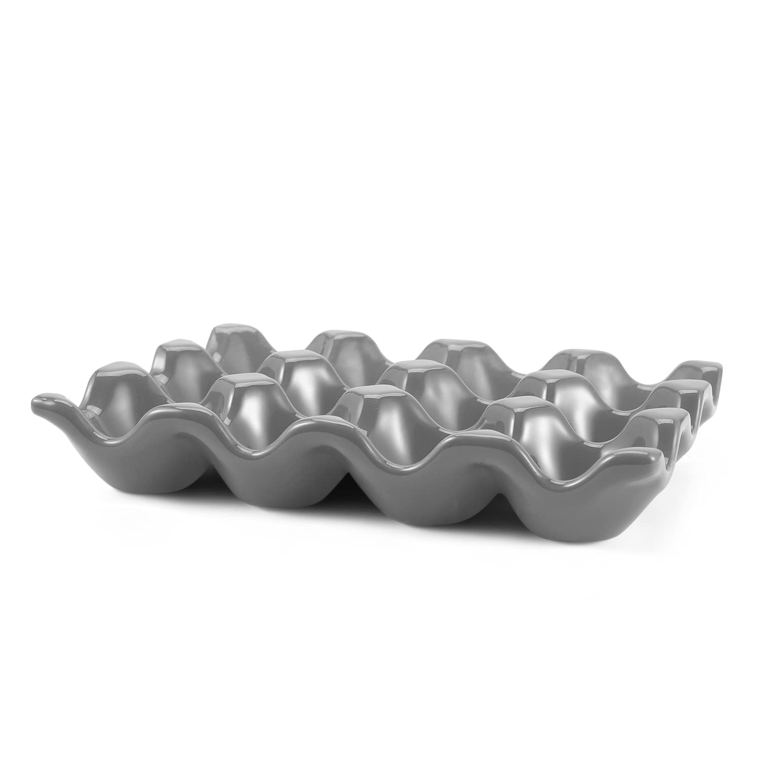 Flexzion Ceramic Egg Holder for Fridge - Image 2