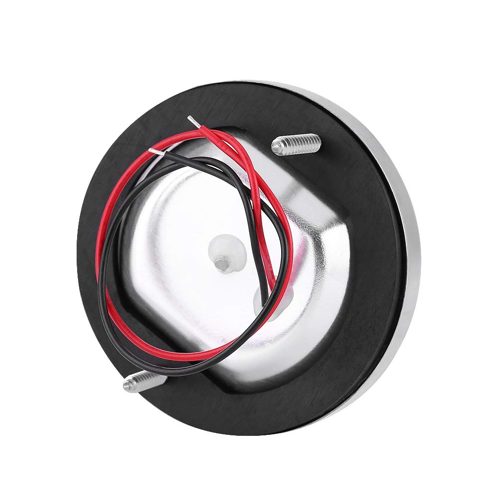 Akozon Feu de navigation arrière feu de Navigation 12V tableau de bateau marin blanc LED acier inoxydable ancre étanche feu de navigation arrière