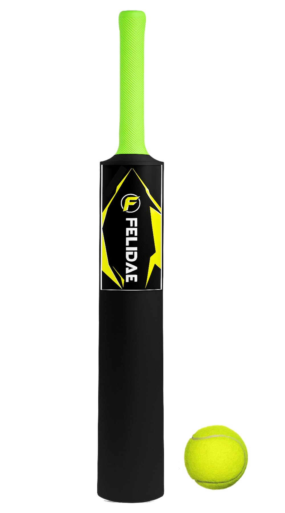 FELIDAE (Size – 4) PRO Kids Plastic Cricket Bat (6 to 13 Years) 1 Tennis Ball / 1 Plastic Bat for Kids