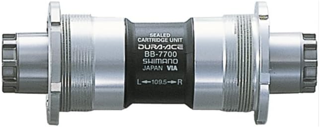 Shimano Dura-Ace BB-7700 Octalink Bottom Bracket, Silver, English Thread (Size: 68 x 109.5mm)