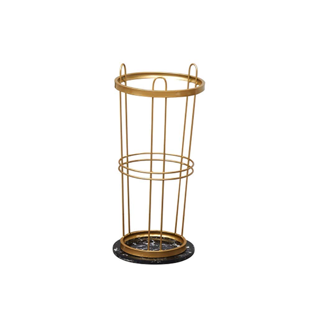 Porte-parapluie de base en marbre noir pour éviter les sols mouillés