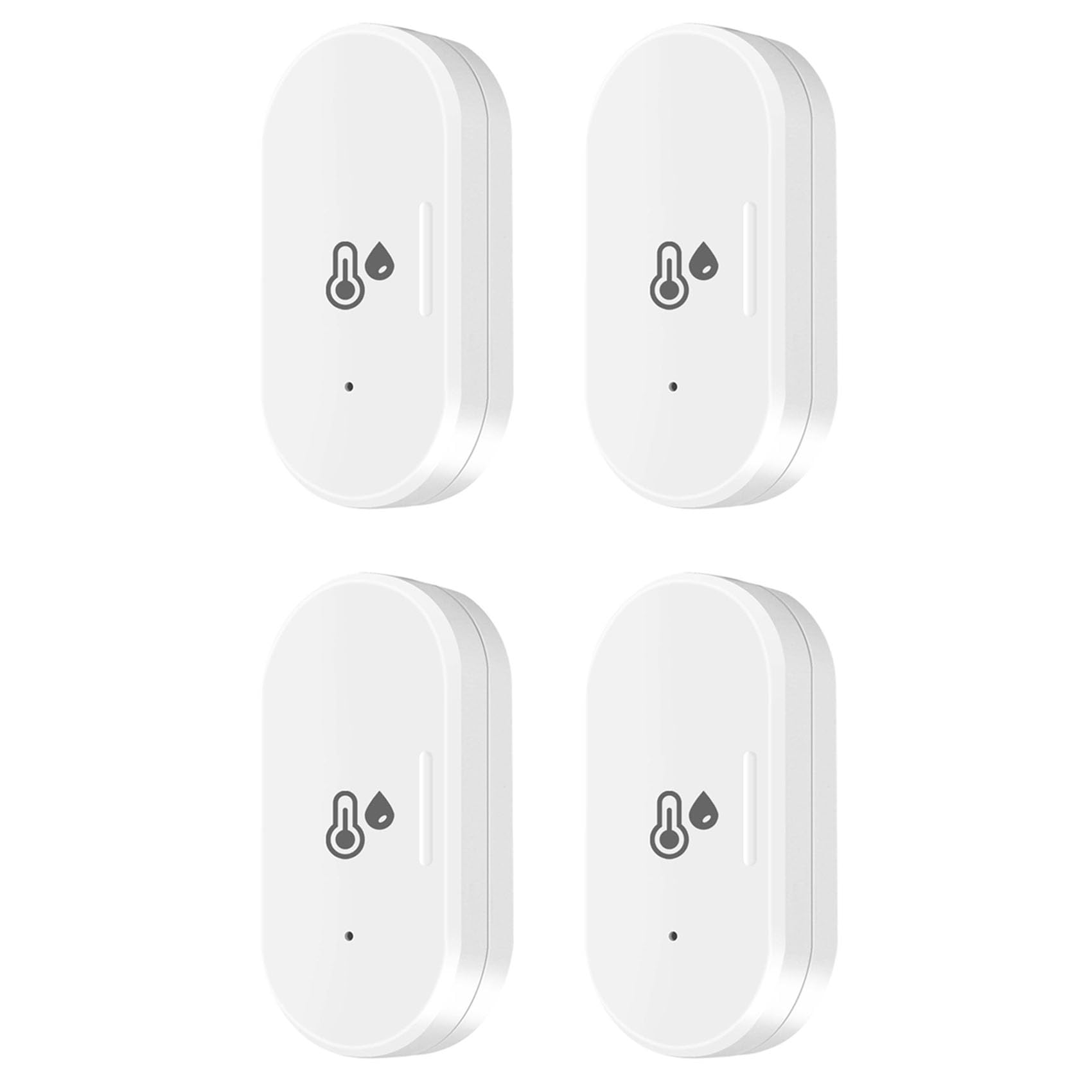 Jnchdghwa 4X Tuya ZigBee Smart Temperature & Humidity Sensor, Mini Temperature Humi