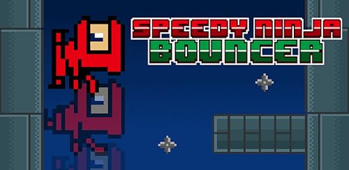 Speedy Ninja Bouncer - Invincible 8 Bit Retro Wall Brick Ninjump Raiders