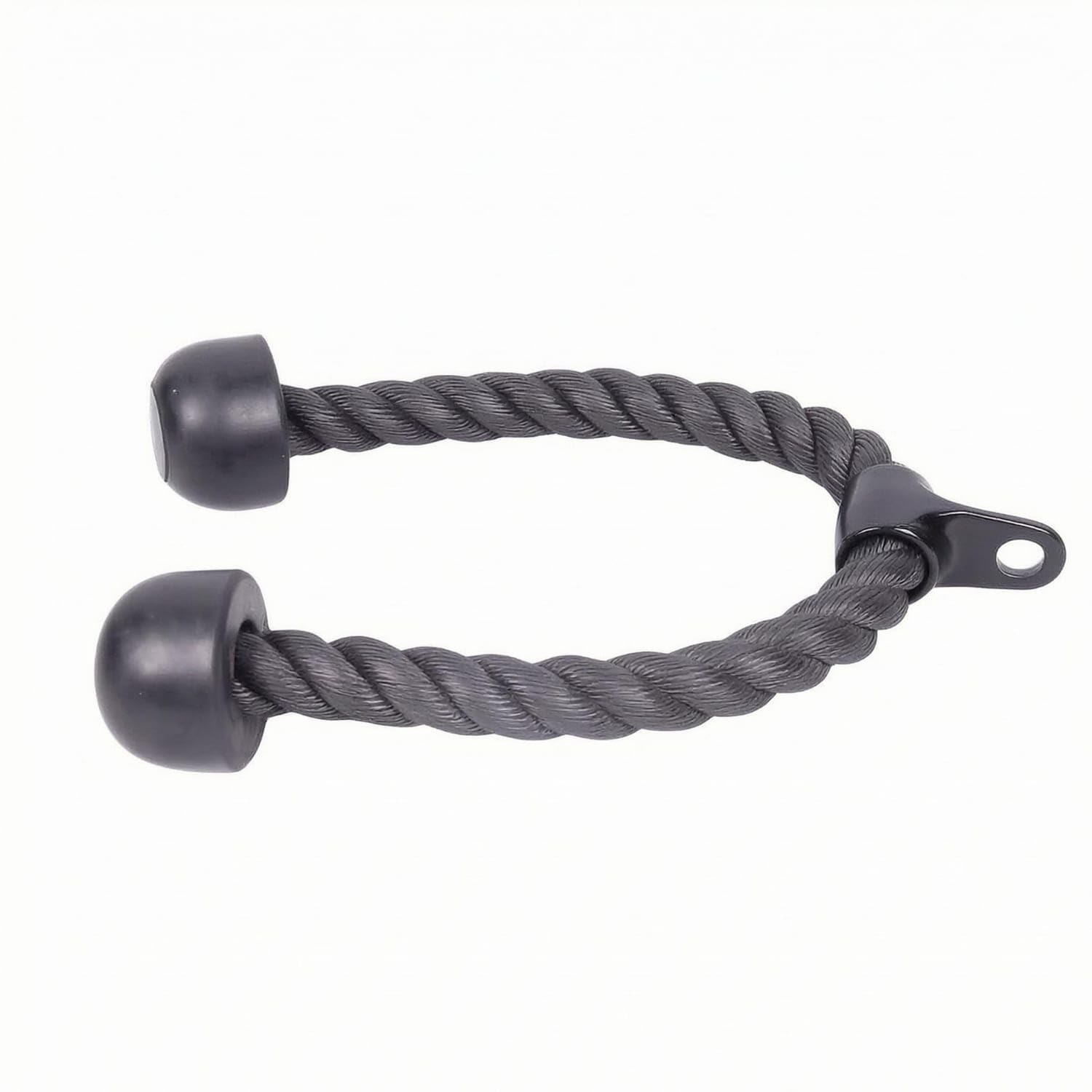 Chrome-Plated LAT Pulldown Bar Strength-Training LAT Pull Down Bar Steel Cable Handle, Bicep Rope Blk-picture-16
