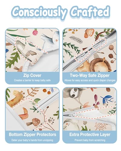 Image of Toddler Sleep Sacks 2T-3T-4T, 0.5 TOG Light Summer Wearable Blankets, Extra Long XL Sleeping Bags, 2 Pack
