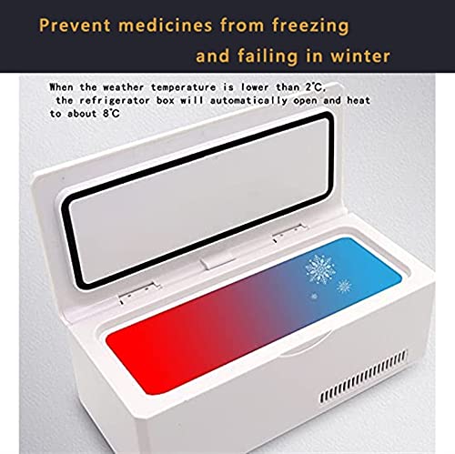 Yokbeer Insuline Koelbox 2-8℃ Drug Reefer koeler reiskoffer 8 uur oplaadbare batterij Mini geneeskunde Refrigerator Auto… - Image 5