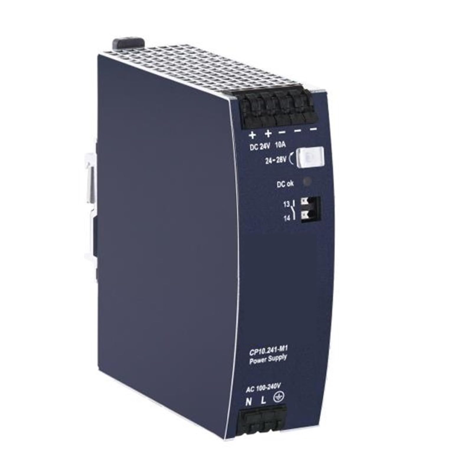 DEBLAN Alimentation monophasée sur Rail DIN CP10.241-M1 24 V, 10 A, 240 W pour l'automatisation Industrielle et l'ingénierie des Machines