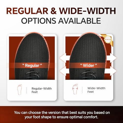 Image of Steel Toe Shoes for Men Lightweight Safety Tennis Shoes Work Sneakers | Oxfords, Breathable, Arch Support, Casual Dress Safety Shoes, Indestructible, Running, Factory