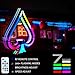 LED Lighted Liquor Bottle Display Shelf,Ace of Spades Champagne VIP Bottle Presenter,Bottle Sparklers,Champagne Bottle Display Stands,for Bar/Hotel/Nightclub/Private Bottle PresenterParty LED