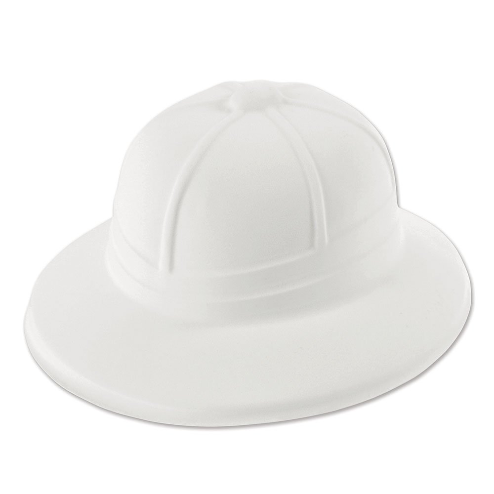 Bristol NoveltyBH122 Safari Pith Helmet White Flock, Unisex-Adult, One Size