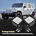 RUIANOMG Door Mirror Left Driver Side and Right Passenger Side Replacement For Jeep Wrangler JK 2007-2017, Replace CH1320271 CH1321271