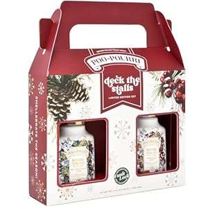 Poo-Pourri Before-You-Go Toilet Spray Gift Set, Spritzmas Sprice and Oh Spritzmas Tree 2 Ounce Bottles in Gift Box Poo Pourri Before You Go Toilet Spray Gift Set Spritzmas Sprice and Oh Spritzmas Tree 2 Ounce Bottles in Gift Box