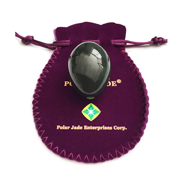Polar Jade Nephrit Jade-Ei, ungebohrt (1 Stück (1er Pack)) – Bild 7