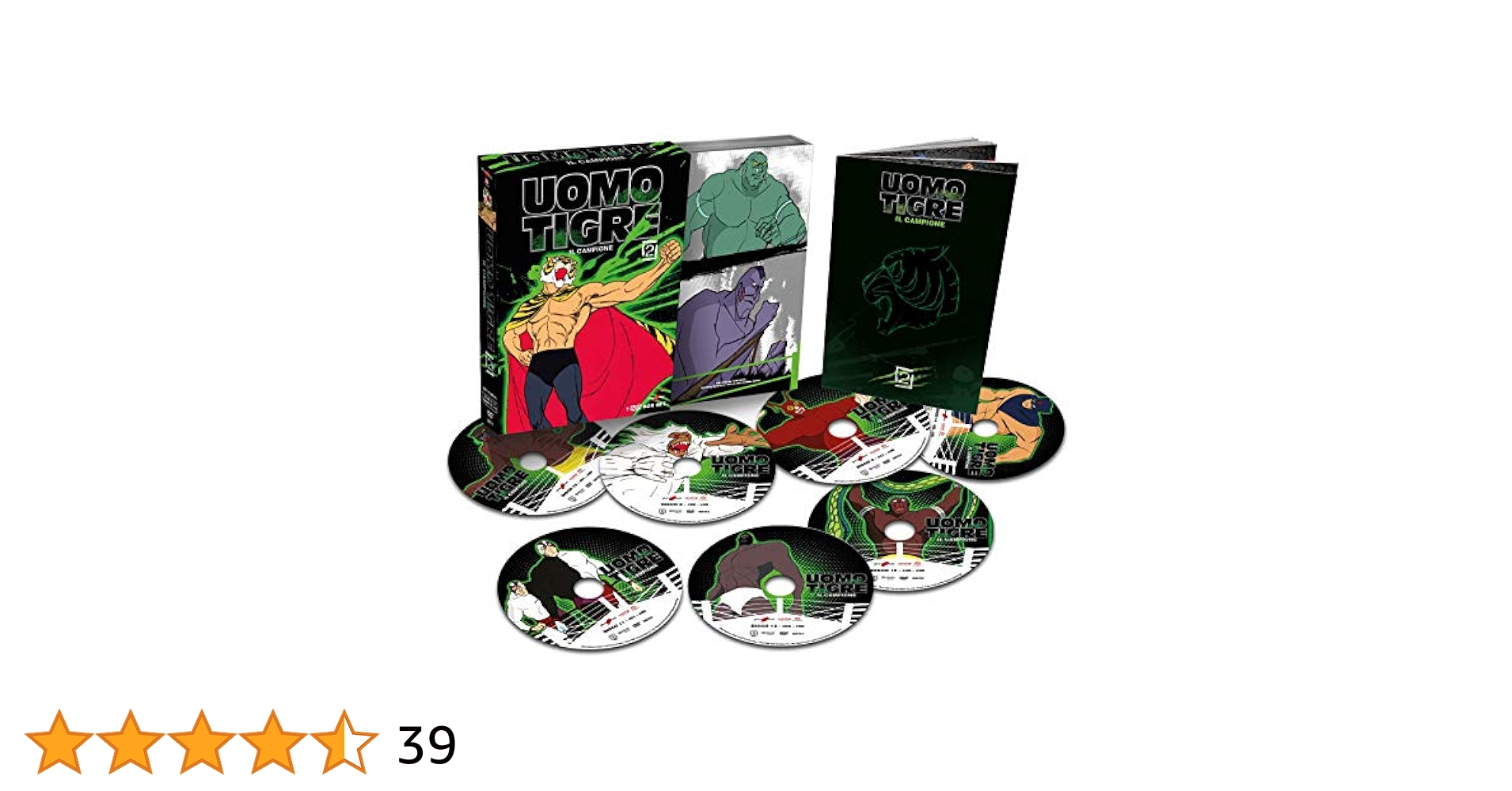 アニメ UOMO TIGRE IL CAMPIONE + UOMO TIGRE II Amazon.com: Uomo Tigre (L') - Il Campione -02 (7 Dvd