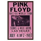 Fresh Prints of CT Novelty Showprint Concert Poster Pink Floyd - Las Vegas - 1987