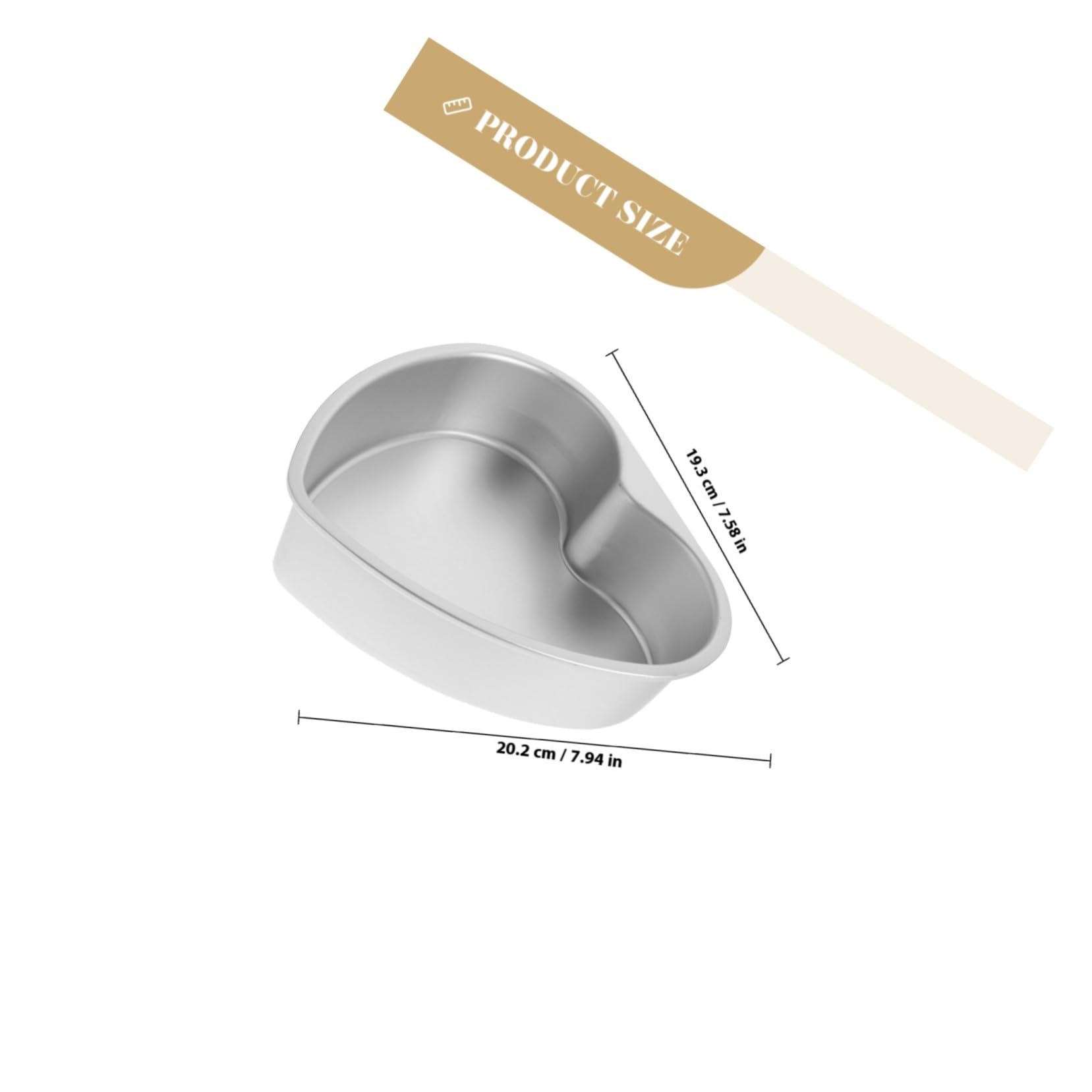 TOYANDONA Molde Desmontable para Tartas con Forma de Corazón de Molde de Duradero para Hornear Pasteles y Antiadherente para Repostería Casera