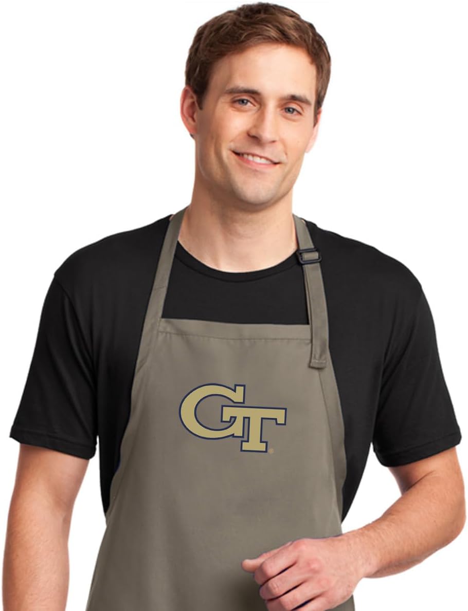 Broad Bay Georgia Tech Apron LARGE Mens Womens Georgia Tech Logo Gift Idea