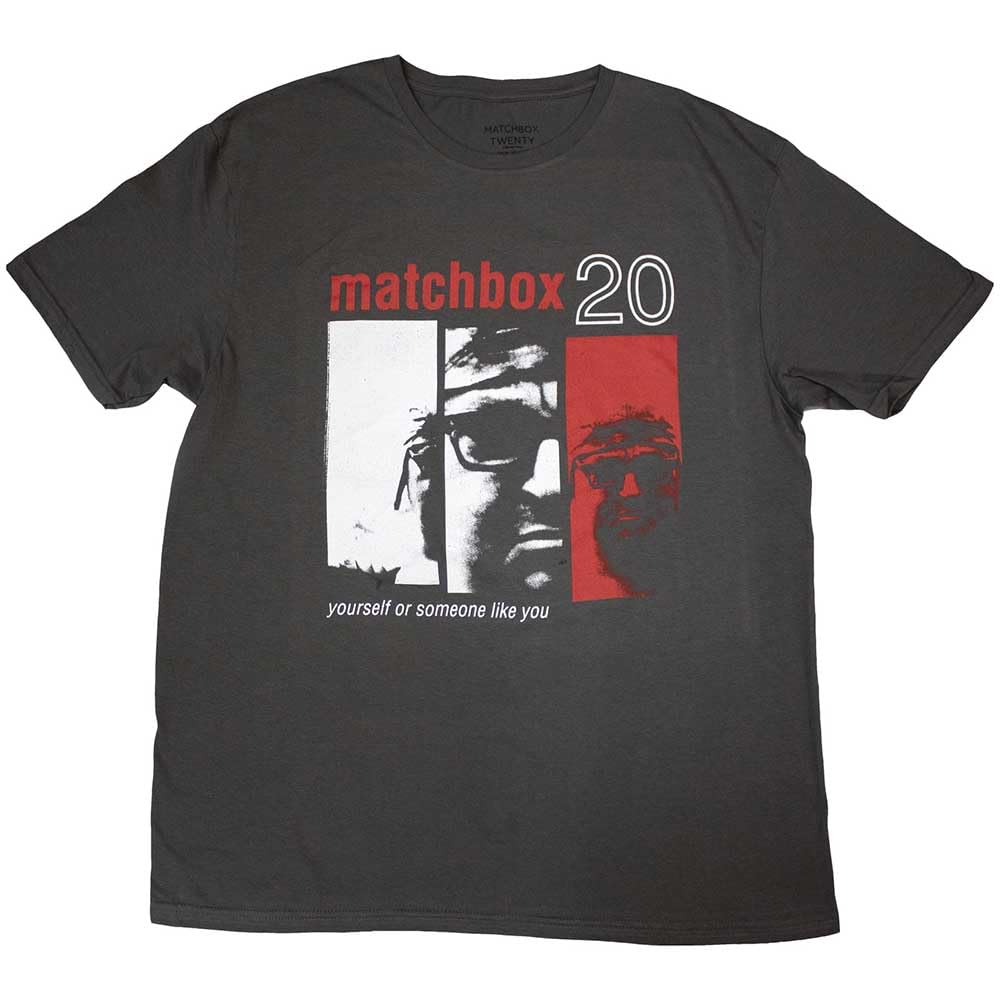 Rock Off officially licensed products Matchbox Twenty Yourself Band Logo T Shirt L Charcoal